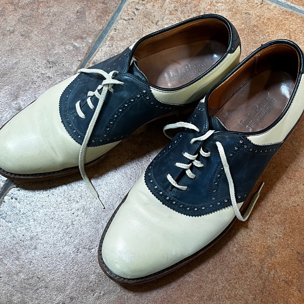 LL Bean vintage Saddle Mens shoes